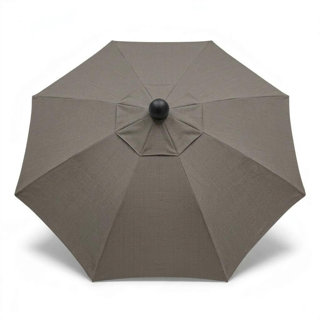9' Round Universal Sunbrella Replacement Canopy, Graphite