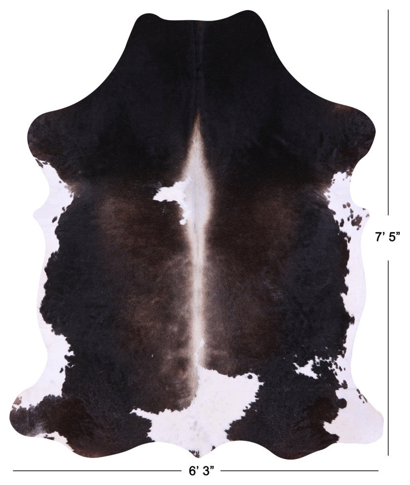 Natural Cowhide Rug 7' 5" X 6' 3" C2375