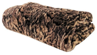 Plutus Jungle Cat Faux Fur Luxury Throw