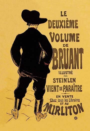 Le Deuxieme Volume de Bruant- Fine Art Giclee Print 24" x 36"