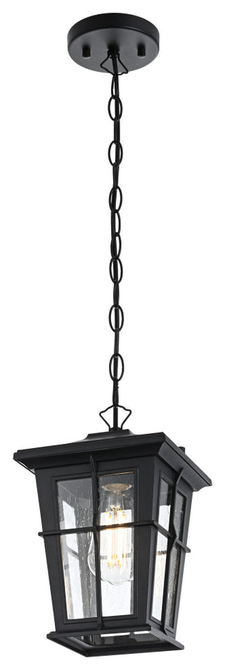 Home Living 7" Outdoor Pendant, Black