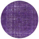 Ahgly Company Indoor Round Mid-Century Modern Area Rugs, 7' Round
