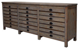 Salvaged Wood Printmaker's Sideboard