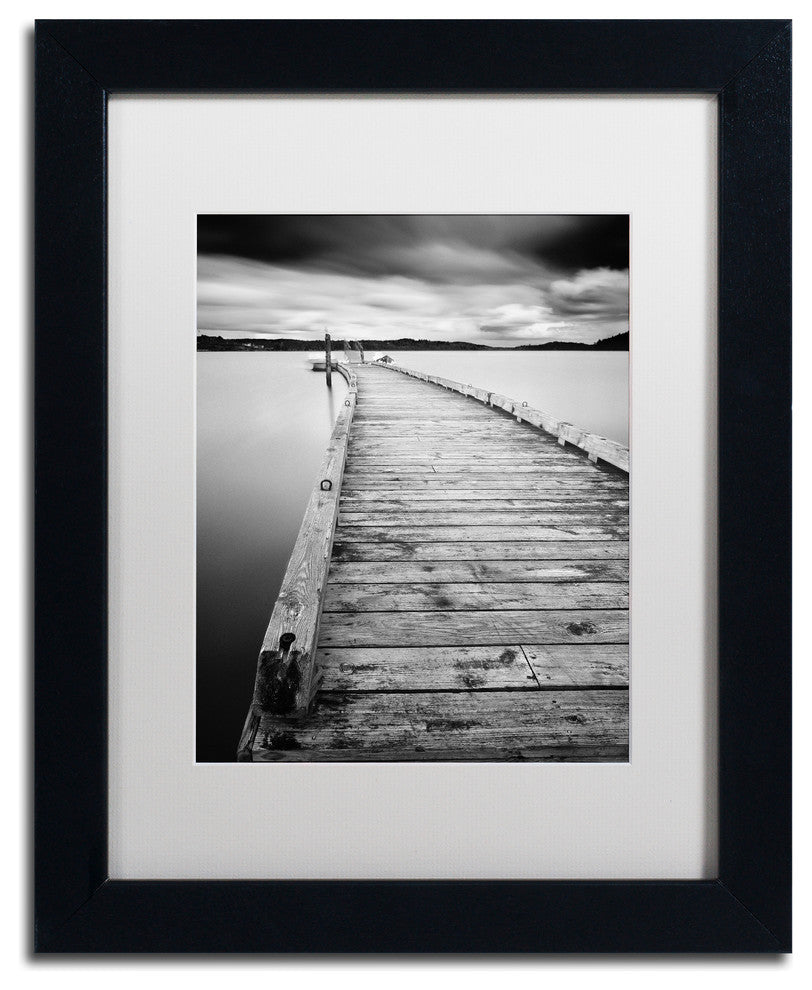 "Motchia" Matted Framed Canvas Art by Moises Levy