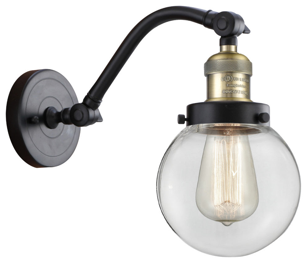 INNOVATIONS LIGHTING 515-1W-BAB-G202-6-LED Beacon 1 Light Sconce