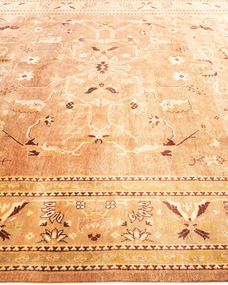 Laukkai One-of-a-Kind Hand-Knotted Area Rug Yellow, 8'2"x10'4"