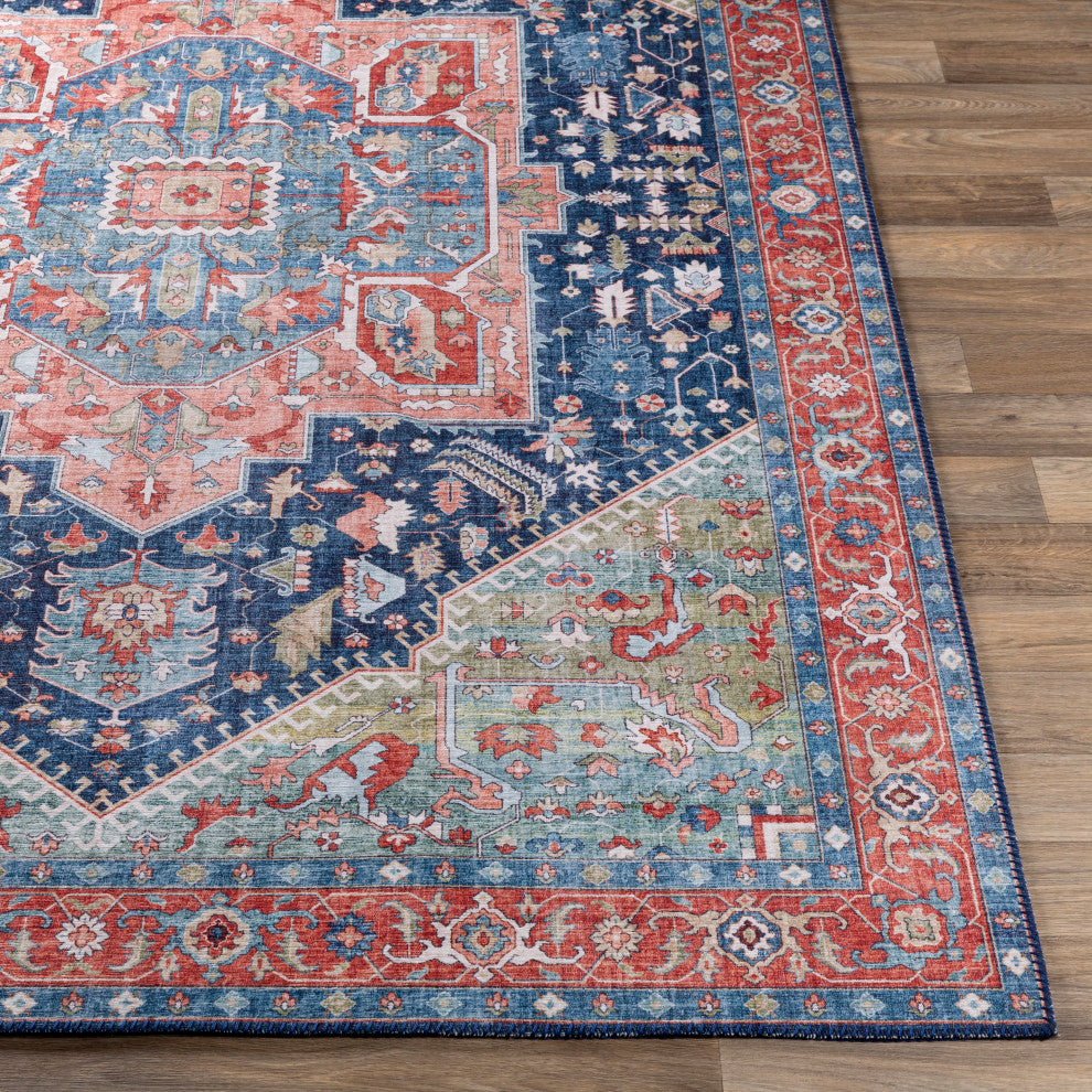 Iris IRS-2312 Traditional Blue 2'3"x3'9" Area Rug