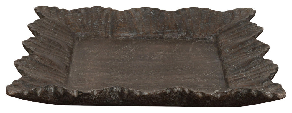 Lorenza Tray, Brown, Large