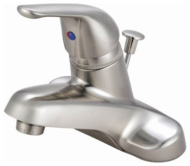 Kingston Brass Single-Handle 4" Centerset Bathroom Faucet, Brushed Nickel