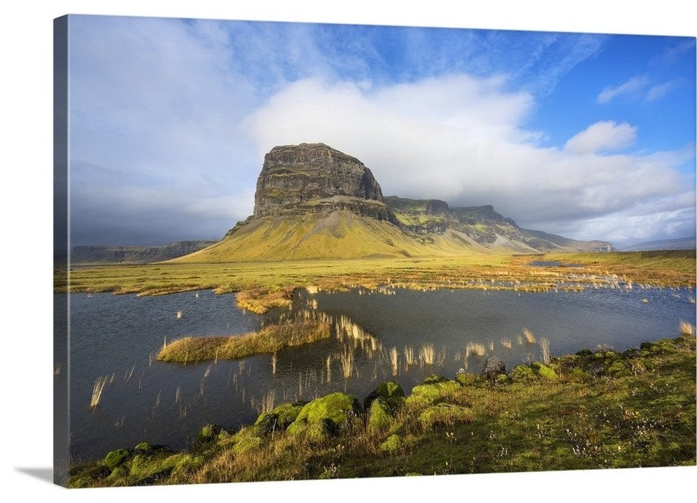 "Big Stone, Iceland" Wrapped Canvas Art Print, 48"x32"x1.5"