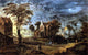 Joos De Momper Village at Full Moon Wall Decal
