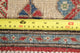 Hand Made Kazak Oriental Traditional Pakistani Area Rug, Red, 4'11"x3'5