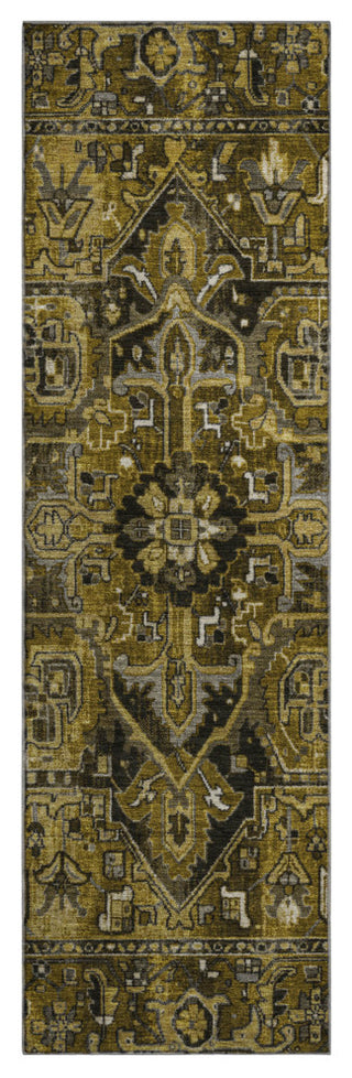 Premium Machine Washable Mayfield AMF570 Brown 2'3" x 7'6" Runner Rug