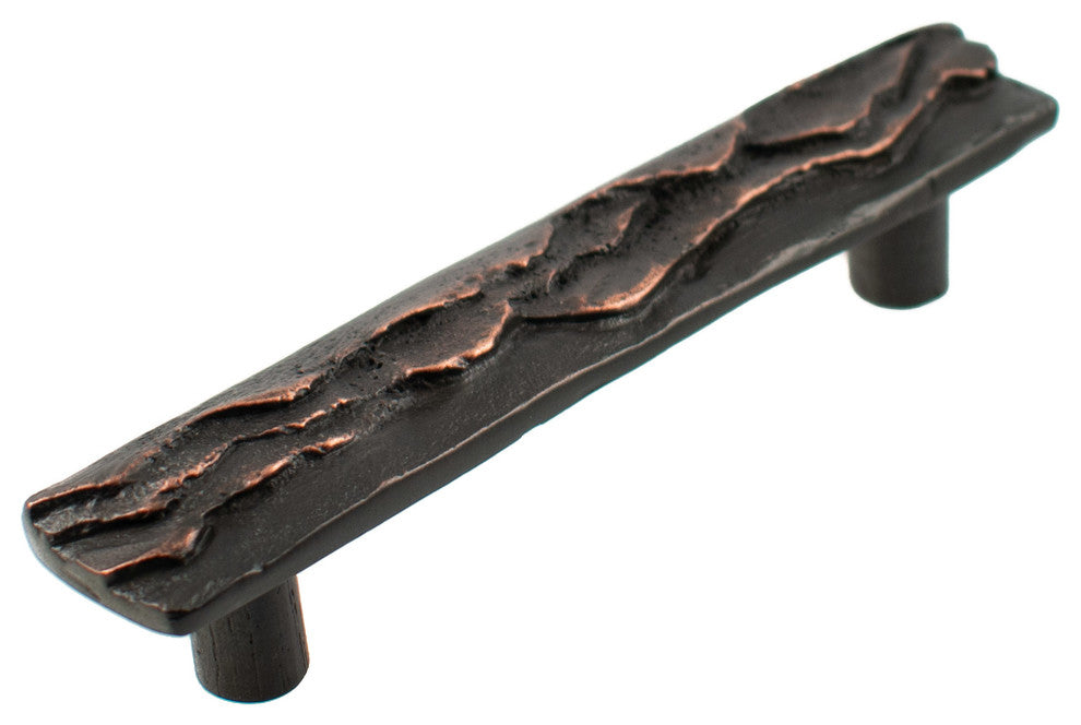 Mountains Pewter Cabinet Pull Hawk Hill Hardware, Bronze
