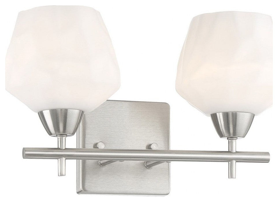 Minka Lavery Camrin 2 Light Bath Vanity Brushed Nickel