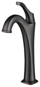 Arlo Single Handle Lever 1-Hole Vessel Bathroom Faucet Oil Rubbed Bronze w Drain