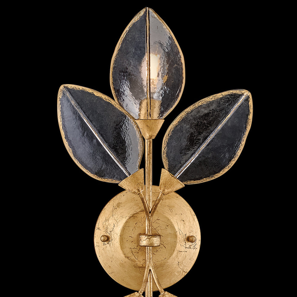 Fredrick Ramond Amira Large Two Light Sconce, Distressed Brass