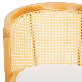 Safavieh Edan Dining Chair, Natural/White