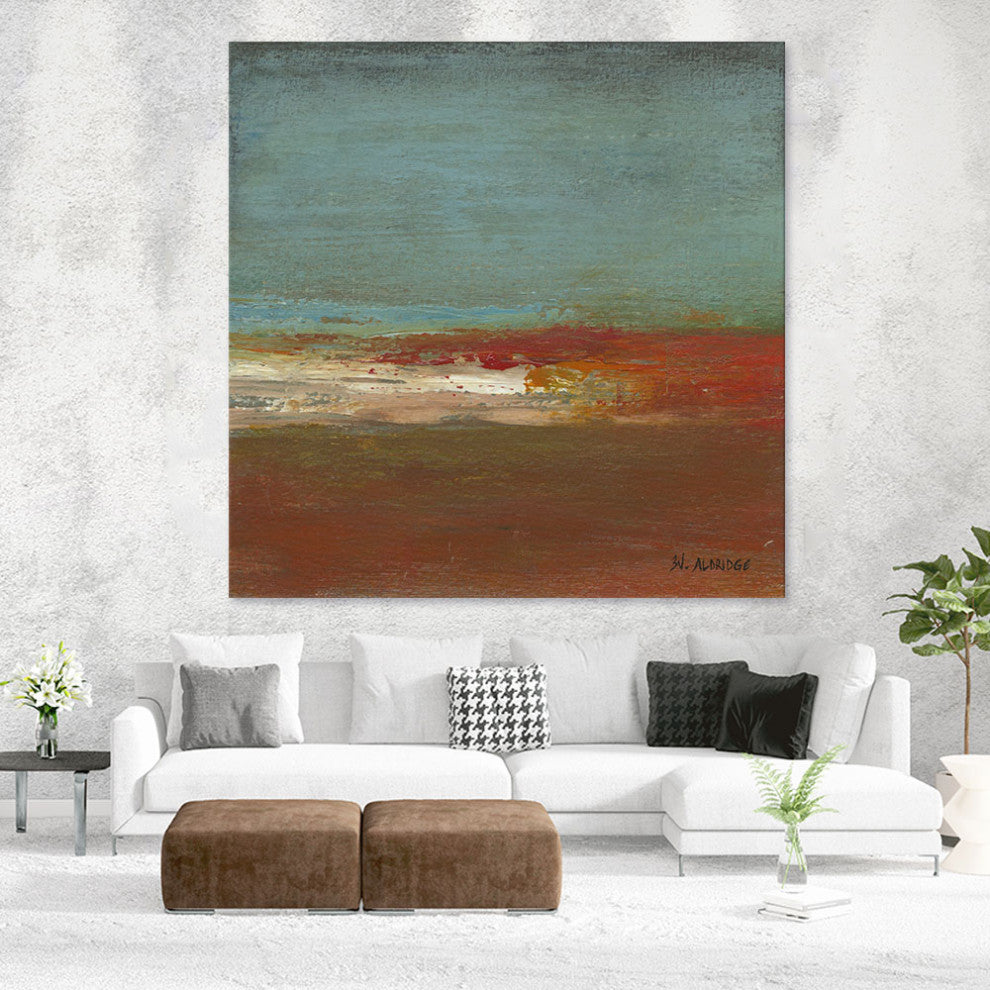 "Sea Horizon III" Fine Art Giant Canvas Print, 72"x72"