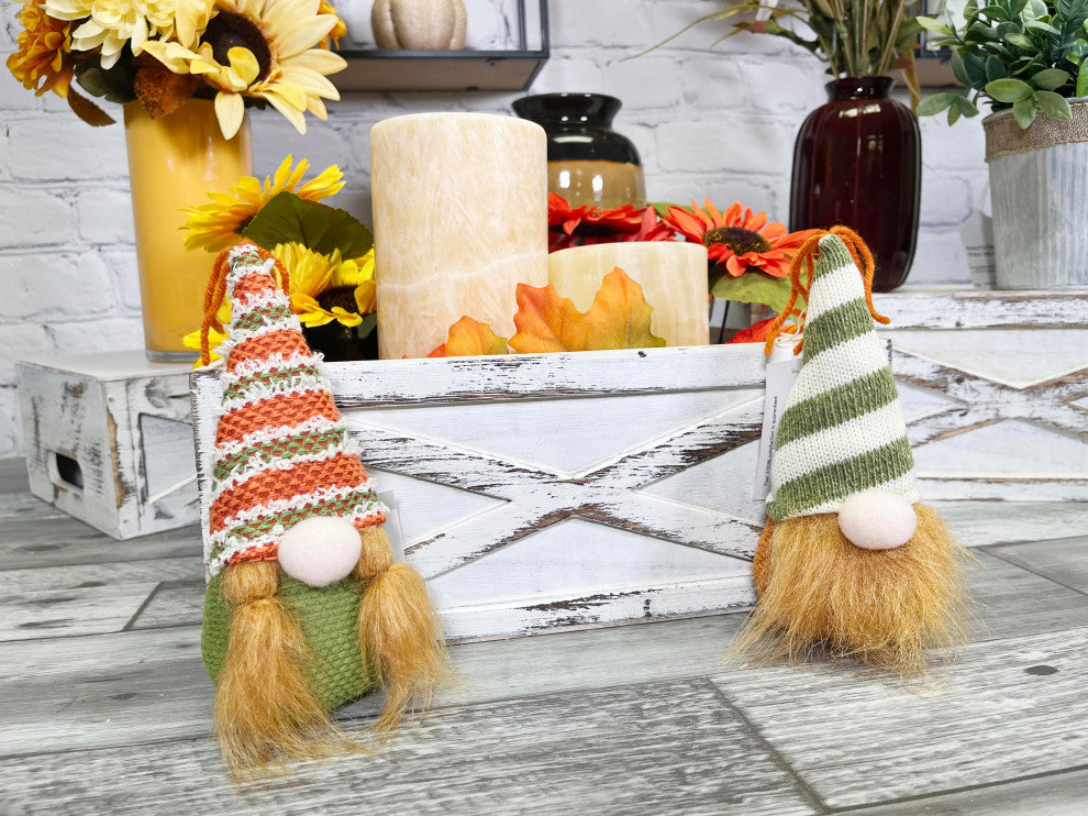 Autumn Gnomes, Orange Green