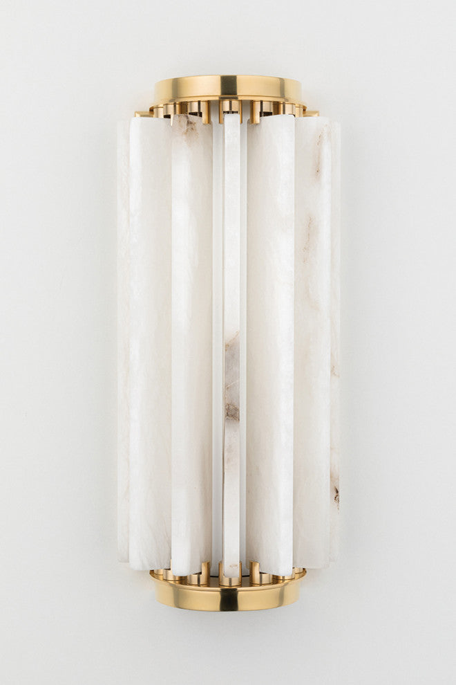 Hillside Small Wall Sconce, Aged Brass