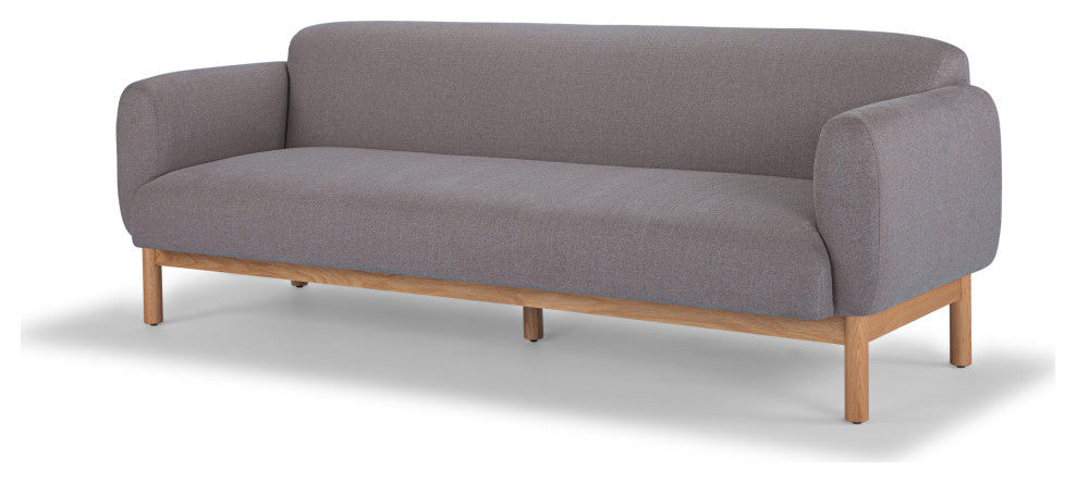 Metro, Tulum 3 Seater Sofa, Dark Brown