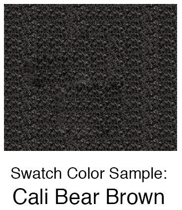 Hand Painted "Hello" Script Welcome Mat, CA Bear Brown