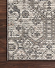 Ivory Charcoal Blush Indoor Outdoor Cole Area Rug by Loloi, 2'7"x12'0"