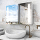 Recessed or Surface Mount Frameless Medicine Cabinet W/ LED Light & 4 Mirrors