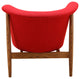 Modern Classics Ash Lounge Chair, Red
