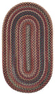 Capel Sherwood Forest Red 0980_550 Braided Rugs - 5' X 8' Concentric Rectangle