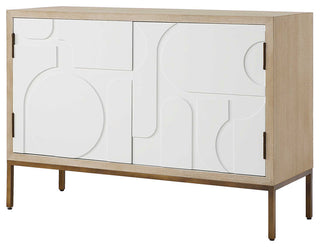 Uttermost Weimar 2 Door White Cabinet