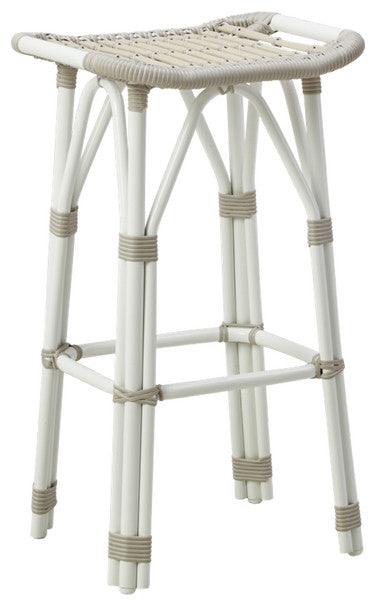 Salsa Outdoor Counter Stool - Dove White