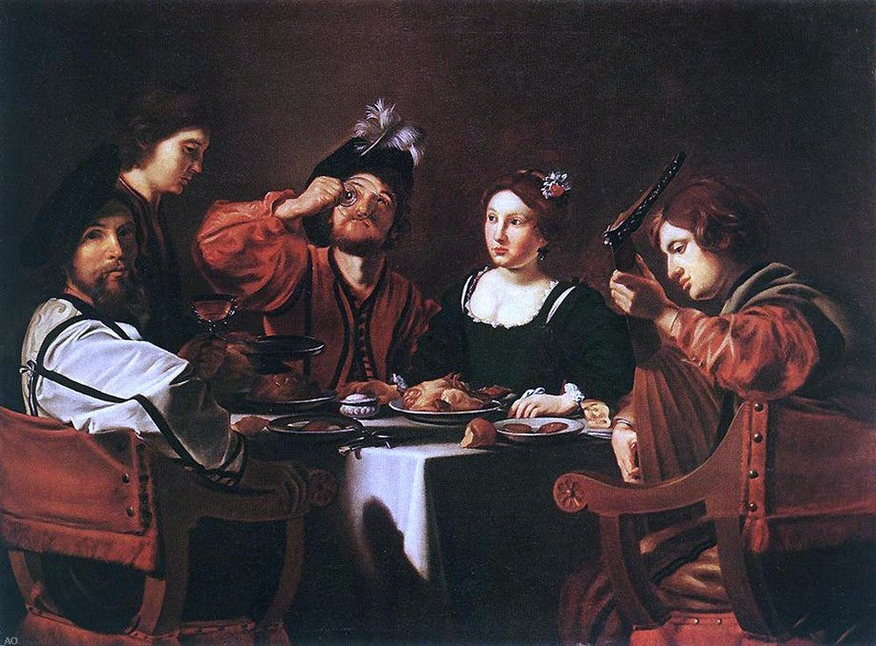 Nicolas Tournier Merry Company, 21"x28" Wall Decal