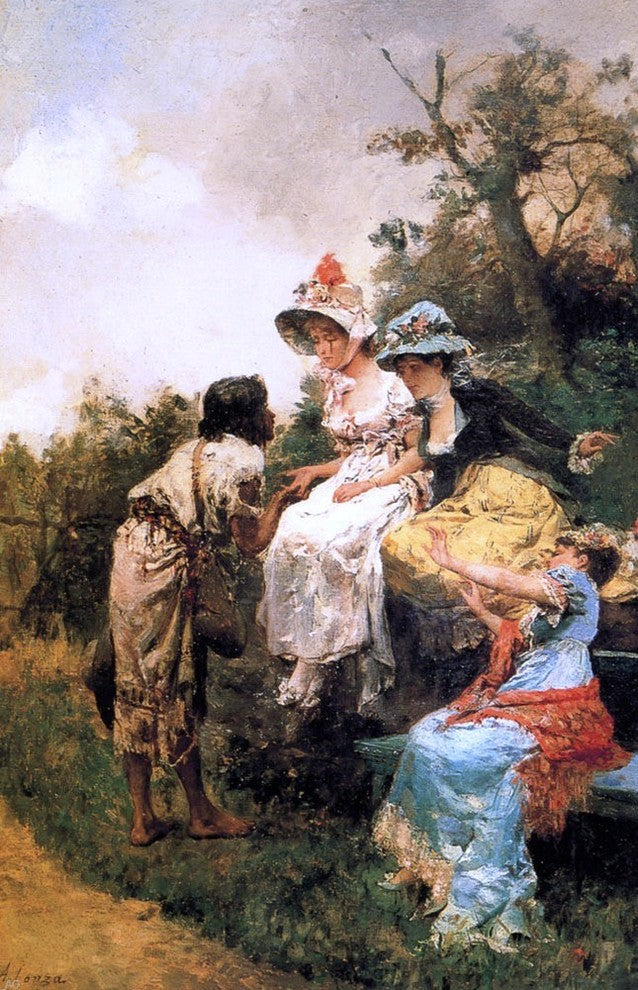 Antonio Lonza Charity, Gallery Wrapped Canvas Print, 18"x27"