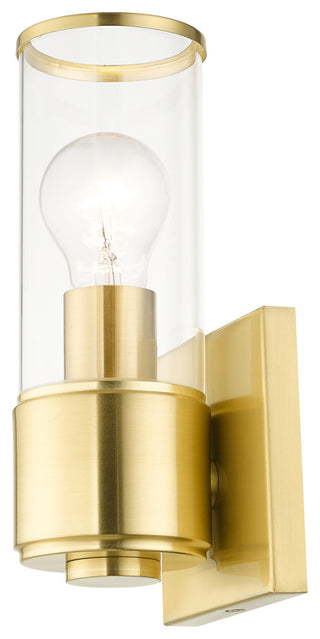 Quincy 1-Light Satin Brass ADA Sconce