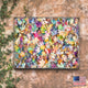 Colorful Leaves Art Wooden Wall Art, Small 12x9
