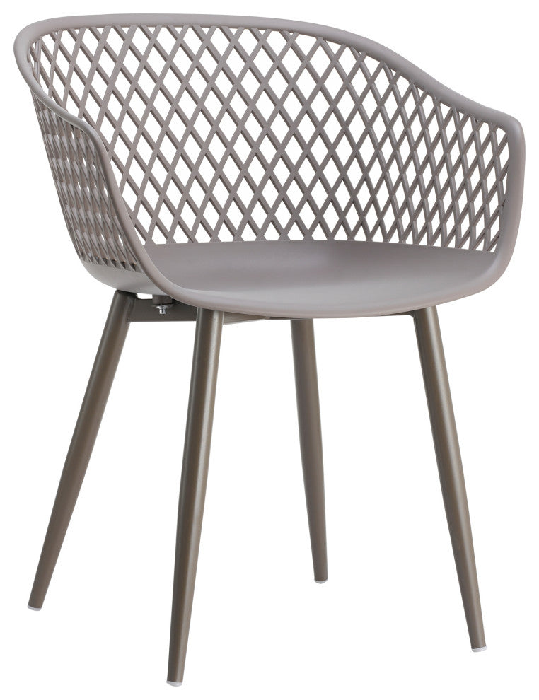 Piazza Outdoor Chair Gray, Set of 2