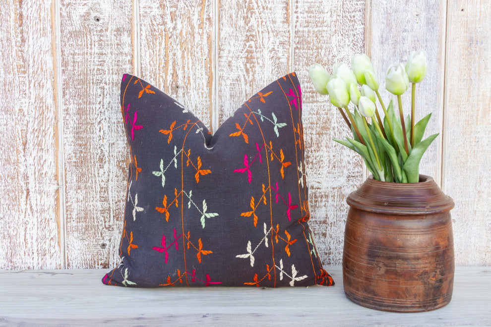 Ani Antique Indian Folk Pillow