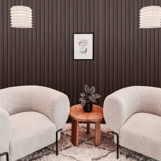 Art3d Slat Wall Panel, WPC Acoustic Diffuser Panel, 8-Pack 96 x 6in., Walnut