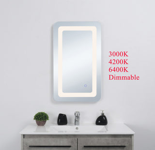 Home Living 27 in. x 30 in. Soft Edge LED Mirror