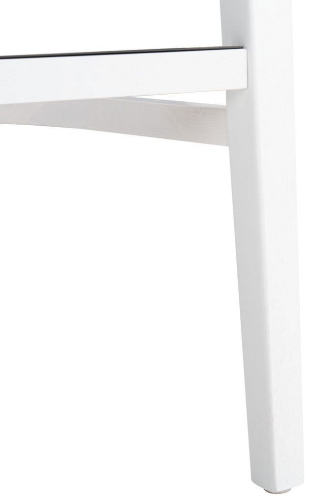 Safavieh Galway Cane Bar Stool, White/Natural
