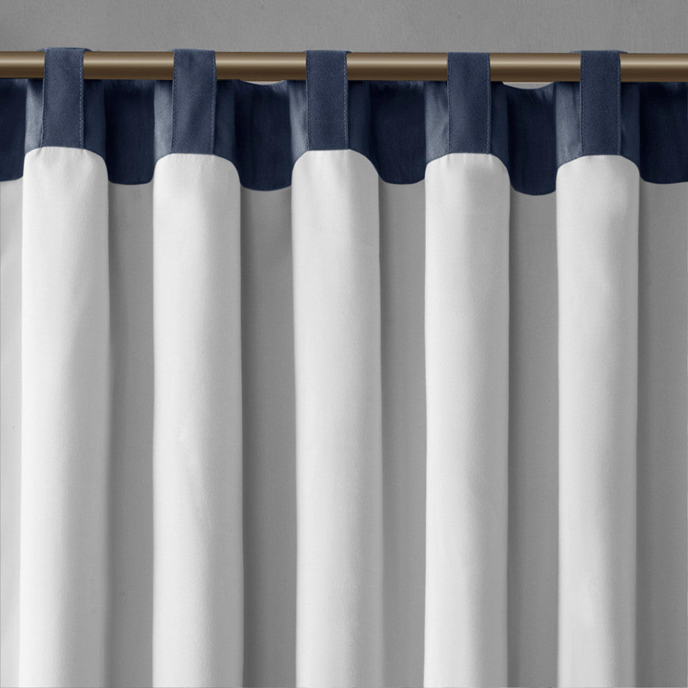 Madison Park Andora Embroidered Faux Silk Window Panel