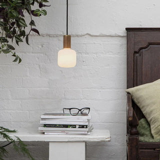 Oblo 6W With Walnut Pendant