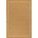 Fritz Checkered Wool Area Rug, Golden Yellow 4' x 6'