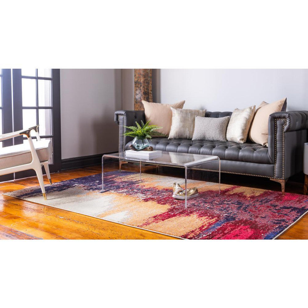 Rug Unique Loom Estrella Pink Rectangular 3' 3 x 5' 3