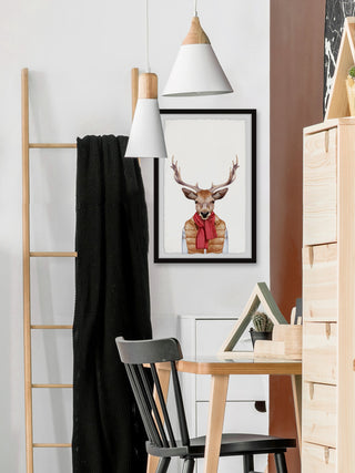 "I Am Buck II" Framed Painting Print, 20x30