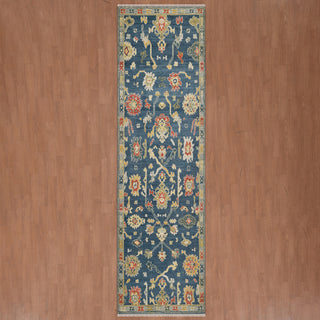 Bristol Liz Area Rug Blue, 2'8" X 8'