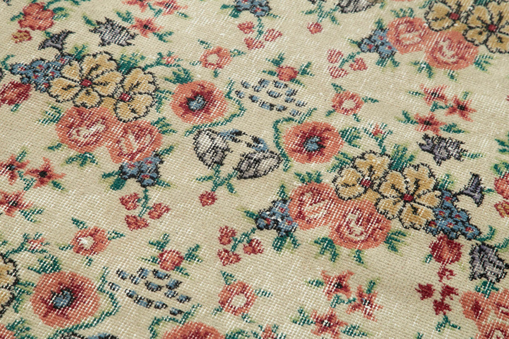 Rug N Carpet - Handmade Oriental 3' 3" x 6' 7" Antique Small Area Rug