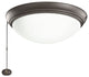 Low Profile LED Light Kit Fixture, Satin Natural Bronze